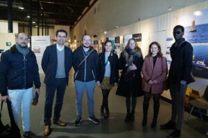Rencontres du Croisic - L'équipe salariée et les stagiaires de l'OPCI, avec le président C. Aubineau. Cli. OPCI