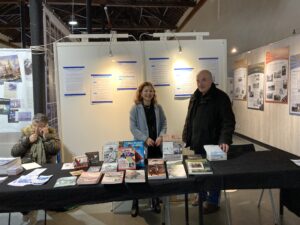 Louise Cottet, étudiante en master patrimoine de l'université de Nantes, stagiaire à l'OPCI, et Philipe Lacroix. Cli. OPCI